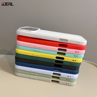 Coque arrière antichute en TPU souple IDEAL Factory pour Apple iPhone 18 17 16 15 Pro Max 14 Plus 12 13 – Plusieurs couleurs disponibles