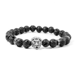 <span class=keywords><strong>Bracciale</strong></span> con Testa di Leone in Acciaio Inox 316L Placcato <span class=keywords><strong>Oro</strong></span> <span class=keywords><strong>24K</strong></span>, 24cm, Gioielli Hip Hop per Uomo - Product Image 3