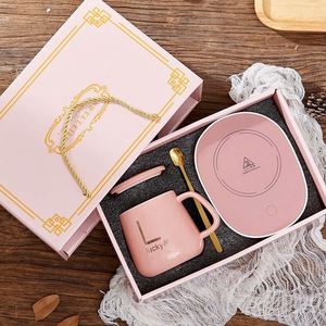 Calentador de Tazas Eléctrico Termostático Inteligente con Posavasos y Logotipo Personalizado, Diseño Moderno para el Hogar y la Oficina, Ideal para Regalo - Product Image 3