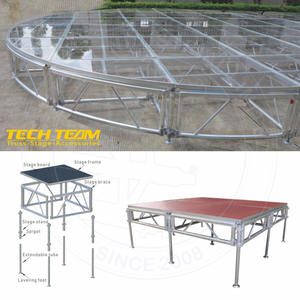 पोर्टेबल आउटडोर घटना मंच एल्यूमीनियम फोल्डिंग मोबाइल कॉन्सर्ट राउंड स्टेज स्टेज उपकरण बिक्री के लिए उपकरण - Product Image 3