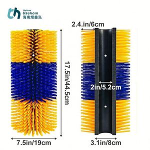 Cepillo suave para rascar ganado, kit de aseo para caballos, ganado, ovejas y cerdos, para aliviar la picazón en la espalda - Product Image 1