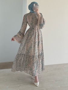 Order Online Flowing Long Sleeve Dresses Modest Abaya Design | Alibaba.com