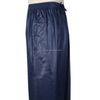 Thobes islamiques pour hommes à la mode avec boutons métalliques, tissus coréens de haute qualité, manches longues à revers décontractées pour le Ramadan et l'Aïd