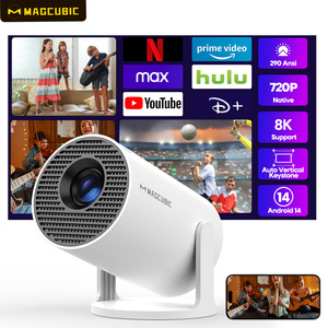 Proyector HY300 PRO 8K Android 14, WiFi de Doble Banda, 290ANSI, Allwinner H726, BT4.1, 1080P, 1280*720P, LED, para Interiores y Exteriores - Product Image 1