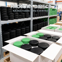 Pucks de hockey en caoutchouc multicolores durables pour l'entraînement quotidien des clubs – Vente en gros