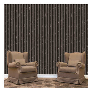 วอลเปเปอร์ไวนิลลายไม้แกะสลักแบบทันสมัยวอลเปเปอร์3D สำหรับตกแต่งบ้าน - Product Image 2