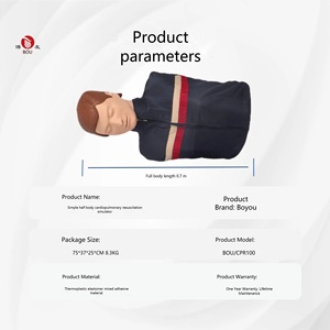 Mannequin de formation RCP demi-corps CZY, modèle humain en PVC simple pour la formation en premiers secours et l'enseignement en auto-école - Product Image 4