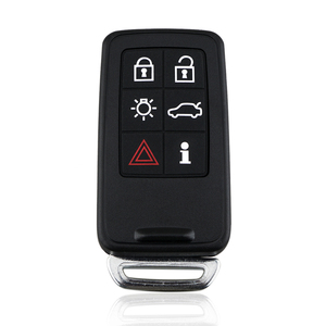 6 boutons 433MHz KR55WK49264 <span class=keywords><strong>porte</strong></span>-clés de voiture <span class=keywords><strong>clé</strong></span> à distance pour 2007-2013 <span class=keywords><strong>Volvo</strong></span> XC60 XC70 V60 V70 S60 - Product Image 1
