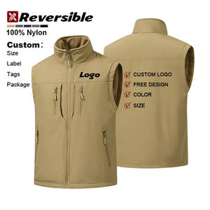 <span class=keywords><strong>Gilet</strong></span> da <span class=keywords><strong>Uomo</strong></span> Personalizzato in Nylon Antivento e Idrorepellente <span class=keywords><strong>con</strong></span> Fodera in Pile, Giacca Senza Maniche per Esterno <span class=keywords><strong>con</strong></span> Logo Ricamato - Product Image 3
