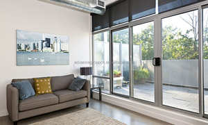 Secure Multi Lock Glass Sliding <strong>Patio</strong> <strong>Door</strong> with Heavy Duty Aluminum Frame and Anti Lift Design for Backyard <strong>Security</strong> - Product Image 5