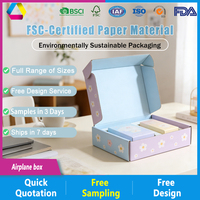 Boîtes d'expédition de haute qualité avec logo personnalisé imprimé, carton ondulé laminé mat, emballage de luxe OEM pour chaussures et vêtements