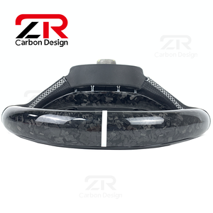 Volante de Fibra de Carbono Forjado con Pantalla LED para Volkswagen MK7 Golf 7 GTI MK6 GTD <span class=keywords><strong>R</strong></span> Gts <span class=keywords><strong>R</strong></span>-<span class=keywords><strong>Line</strong></span> <span class=keywords><strong>Tiguan</strong></span> Scirocco Passat Polo - Product Image 6
