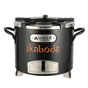 Stufa a Legna e Carbone in Acciaio Inox di Grandi Dimensioni per Cucinare - Product Image 6