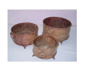 Raboteuse de jardin en métal peint, 1 pièce, décor de jardin, en fer, design tendance, luxe léger - Product Image 2