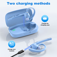 Écouteurs sans fil personnalisés Qualcomm V5.1 à oreille unique, couleurs noir, rose, violet, bleu, pour hommes d'affaires