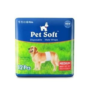 Súper absorbente y a prueba de fugas pet suave tamaño S desechables <span class=keywords><strong>hombre</strong></span> secreto para mascotas perro - Product Image 1