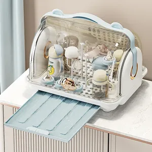 熱販売中！ごま貝殻型乾燥ラック 食品グレードプラスチック製食器スタンド 便利な給餌・保管に - Product Image 4