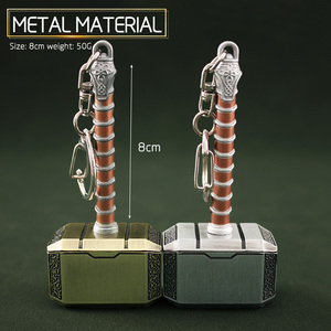 Llavero <span class=keywords><strong>de</strong></span> Martillo <span class=keywords><strong>de</strong></span> <span class=keywords><strong>Thor</strong></span> Miniatura en Oferta, Martillo <span class=keywords><strong>de</strong></span> Metal <span class=keywords><strong>de</strong></span> Acero, Recuerdo, Llavero Personalizado, Regalo Empresarial Especial - Product Image 5