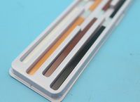Bandes de polissage gris, marron, orange, blanc, lot de 4 grains pour finition de précision des métaux et des céramiques