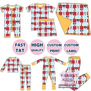 Fábrica Pankai, Venta al por Mayor, Pijamas <span class=keywords><strong>de</strong></span> Bambú para Niños, Personalizadas con Estampado <span class=keywords><strong>de</strong></span> Dibujos Animados <span class=keywords><strong>de</strong></span> <span class=keywords><strong>Disney</strong></span>, Impresión Reactiva, Suaves y Cómodas - Product Image 2