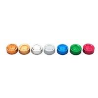 Capsules détachables en aluminium de 20 mm de couleur personnalisée pour flacons en verre