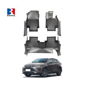 พรมปูพื้นรถยนต์ TPE 5D กันลื่น กันน้ำ สำหรับ Toyota Harrier 85 ปี 2021 แบบ 3 ชิ้น ขับขวา ใช้ได้ทุกสภาพอากาศ - Product Image 1