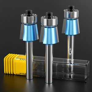 Huhao bevel TRIM Router <span class=keywords><strong>bit</strong></span> cổ điển Plunge bits chế biến gỗ cắt tỉa Máy cắt h2301001 - Product Image 3