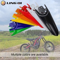 Parafango Posteriore LINGQI di Seconda Generazione con Coda Allungata, Compatibile con Sur Ron Light X e S. Parafango Aerodinamico per Moto da Cross e Fuoristrada per Surron