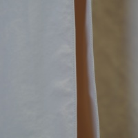 Robe chemise à col mandarin et manches courtes pour femme, robe midi beige ample à manches raglan et fente avant