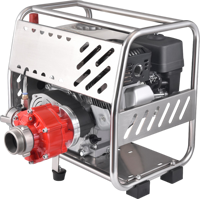 Bomba de Agua a Gasolina de Emergencia Timecore WBS-W18/5.5-4DS-2, 1.8MPa, 5.5HP, 390L/min, Bomba Centrífuga de Dos Etapas para Incendios