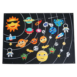 Montessori muro di feltro per bambini universo sistema solare occupato Story Board spazio sensoriale educativo di apprendimento <span class=keywords><strong>giocando</strong></span> giocattoli per bambini - Product Image 3