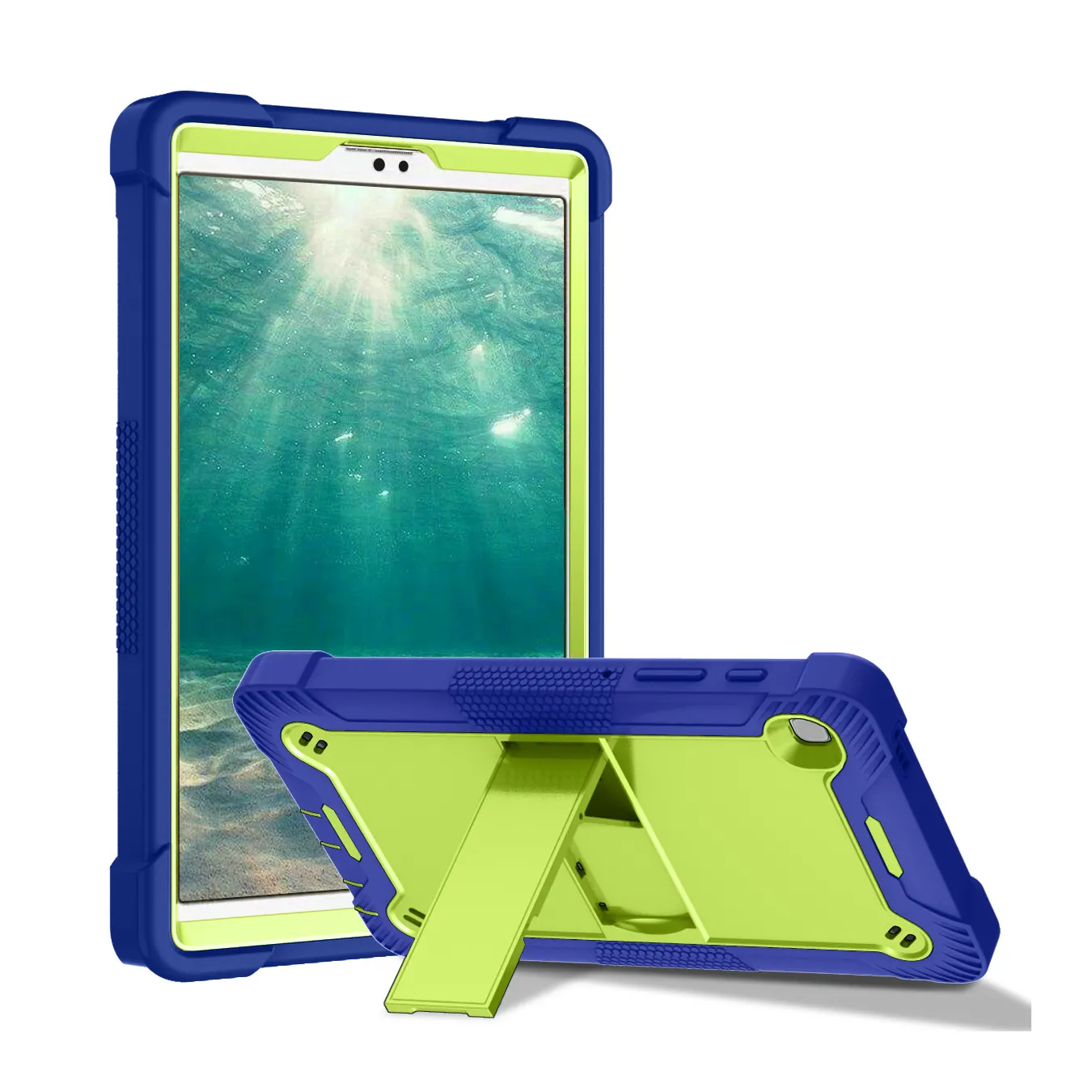 Amazon Hot Selling Ready To Ship Shockproof 3 Layers Built-in Kickstand Kids Tablet Case For Samsung Galaxy Tab A7 Lite Case