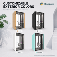Flexspace Mobilier de bureau Nouveaux modules de bureau individuels insonorisés Cabine de concentration insonorisée Cabine téléphonique avec certification CE