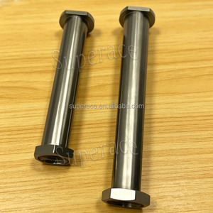 Kit de pivots de roue creux usinés CNC pour voitures miniatures et Sprint Car, filetage 5/8-18 avec capuchon d'écrou pour arbres de roue, pièces de course Mirco - Product Image 1