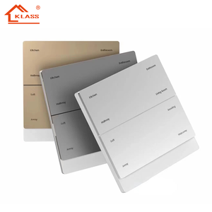 Precio de fábrica, interruptor ZigBee inteligente WiFi tipo EU 86 británico con sensación de piel táctil 1/2/3/4 Gang para interruptor táctil de luz de pared del hogar - Product Image 6