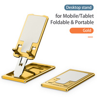 Support pliable pour téléphone et tablette entièrement en alliage, support réglable ultra-fin et portable, universel pour tous les appareils