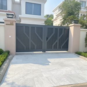 Grand <span class=keywords><strong>Solem</strong></span> 3D-Modell Metall-Sicherheitszaun für Bauernhöfe Moderner Umweltfreundlicher Naturzaun 2,5m Höhe Pulverbeschichtet Rechteckig mit Anpassbarem Logo - Product Image 3