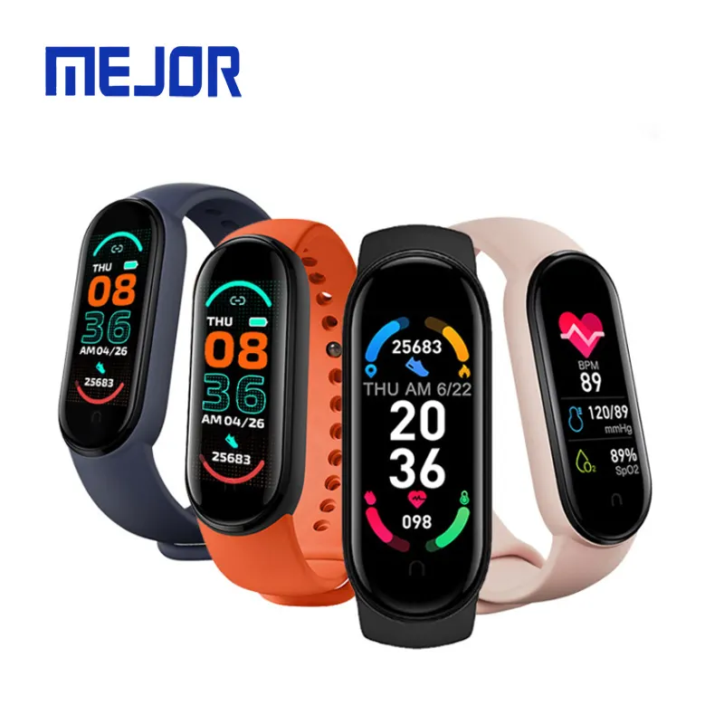 New Health fitness tracker M8 rubber sport wrist band M7 mobile watch m5 wearfit smart bracelet m6