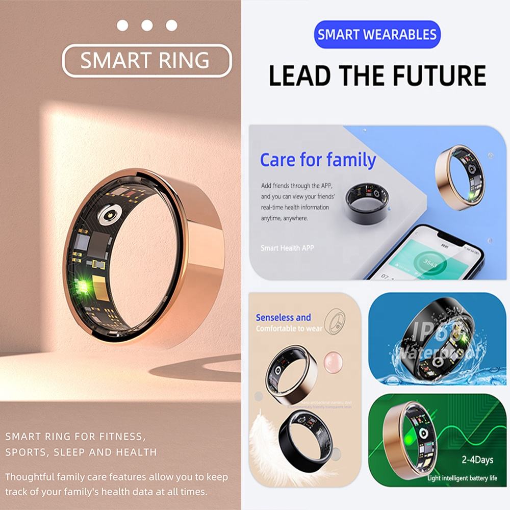 Oura Ring Gen LZUEFK Smart Ring Bluetooth IP68 Waterproof