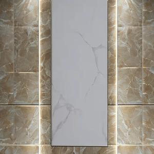 Carrelage de sol en céramique poli blanc porcelaine 600x600mm pour salon entrepôt et centre commercial effet marbre Porcelanato - Product Image 3
