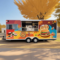 Commercial Food Van Concession Street Mobile Food Truck Panier Fast Food Remorque à vendre Usa Europe Australie