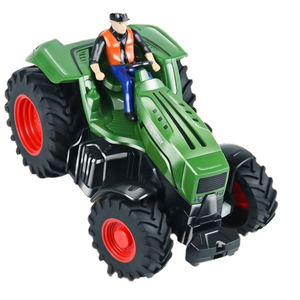 Nuovo 2.4GHz telecomando RC per bambini trattore scorrevole a 8 ruote giocattolo con quattro ruote leggero a 6 vie trattore agricolo transfrontaliero - Product Image 2