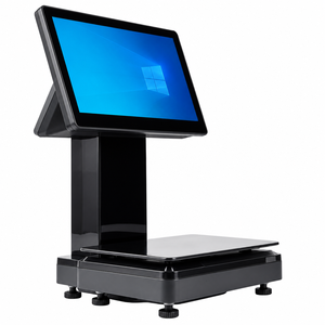 Smart AI Recognition Weighing Scale Dual 15.6 Display Windows POS Terminal Intel i5 All-in-One Cash Register with QR Scanner - Product Image 3