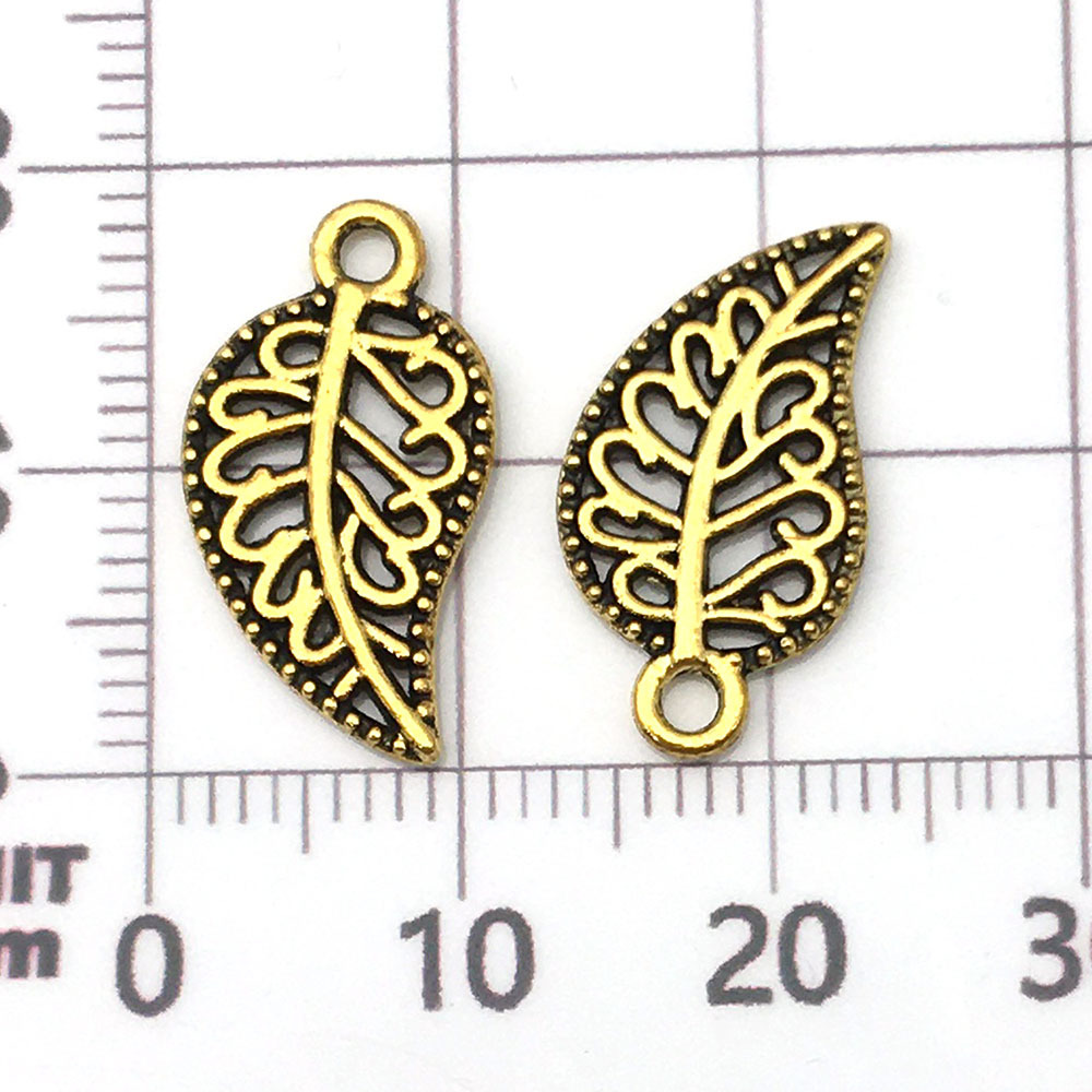 1 feuille d'or ancienne - 0,5g - 10*17mm - 10093