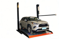 Sistema de Estacionamento Vertical de 2 Postos com Capacidade de 6.000 lb, Elevador de Estacionamento para 2 Níveis