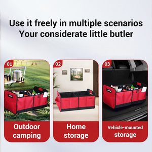 Chất Lượng Cao Người Giữ Xe 600D Oxford Vải Xe Tổ Chức Có Thể Gập Lại Công Suất Lớn Thân Hộp Lưu Trữ Với Dễ Dàng Kết Thúc - Product Image 4