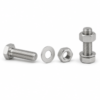 Écrous hexagonaux en acier inoxydable DIN934 A2/A4, norme métrique, pour fixation par boulons