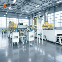 Ligne de production complète de recyclage de panneaux solaires, système automatisé de recyclage par pyrolyse de panneaux photovoltaïques respectueux de l'environnement