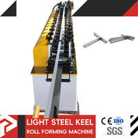 Machine automatique de fabrication de profilés en T pour plafonds, équipement de profilage de profilés en T en acier léger