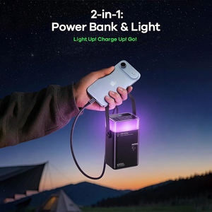 Banque d'<span class=keywords><strong>alimentation</strong></span> Remax FP-3 40000mAh, charge rapide 65W, éclairage LED coloré, avec poignée <span class=keywords><strong>portable</strong></span> pour les aventures en plein air - Product Image 6